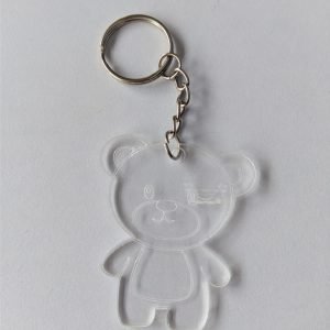 Oso hecho en acrílico